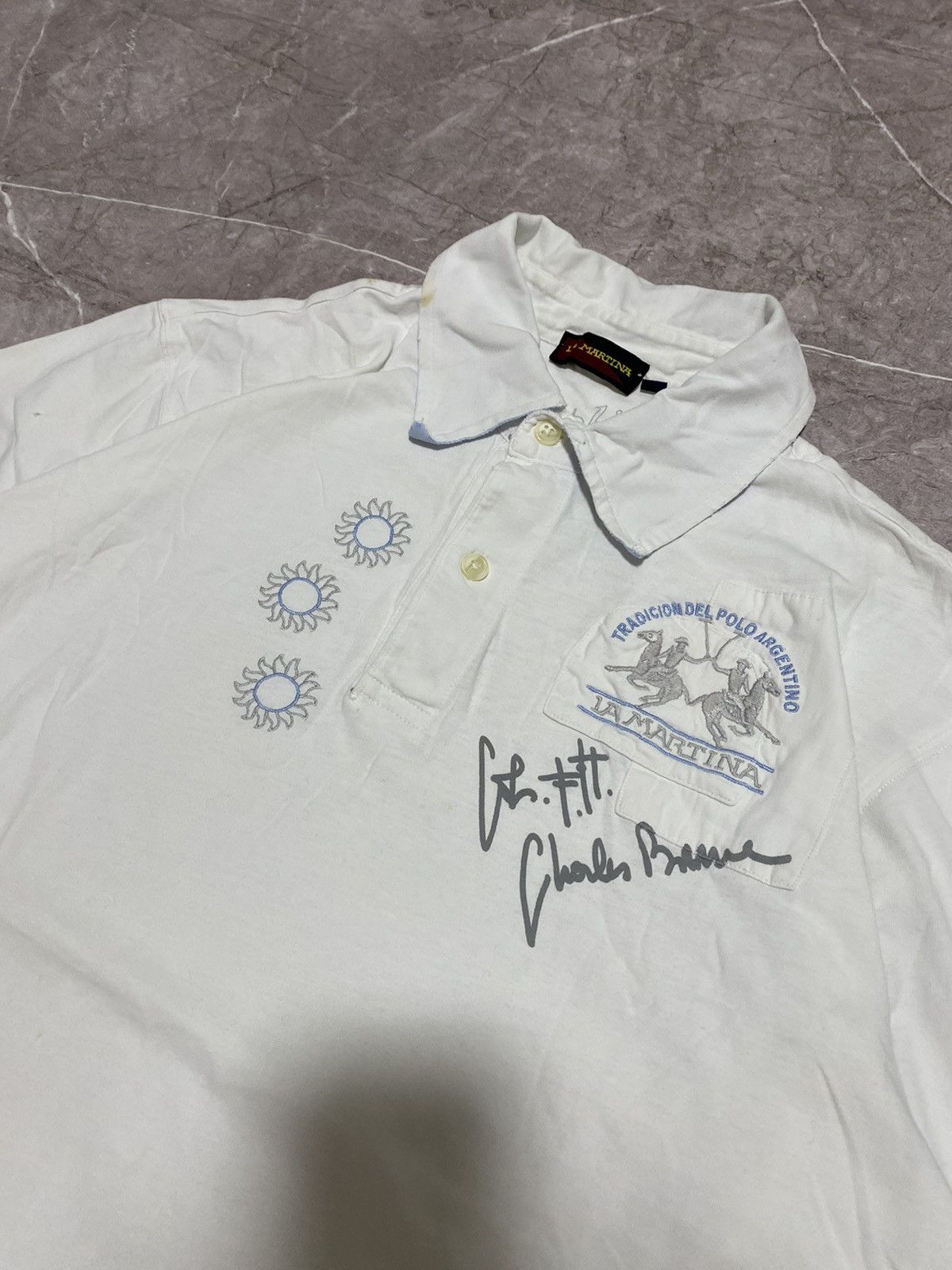 La Martina Vintage La Martina Replica Tradicion Del Polo Argentino Polo Size US XXL / EU 58 / 5 - 3 Thumbnail
