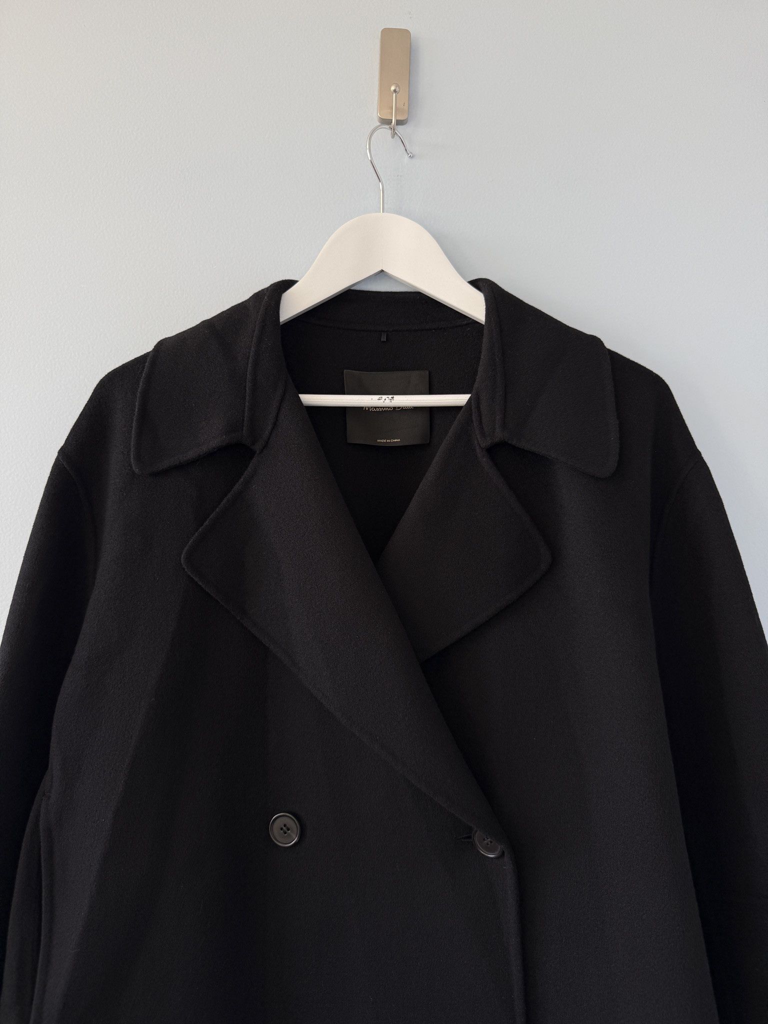 Massimo Dutti Massimo Dutti Wool Blend Double-Breasted Jacket Size L / US 10 / IT 46 - 4 Thumbnail