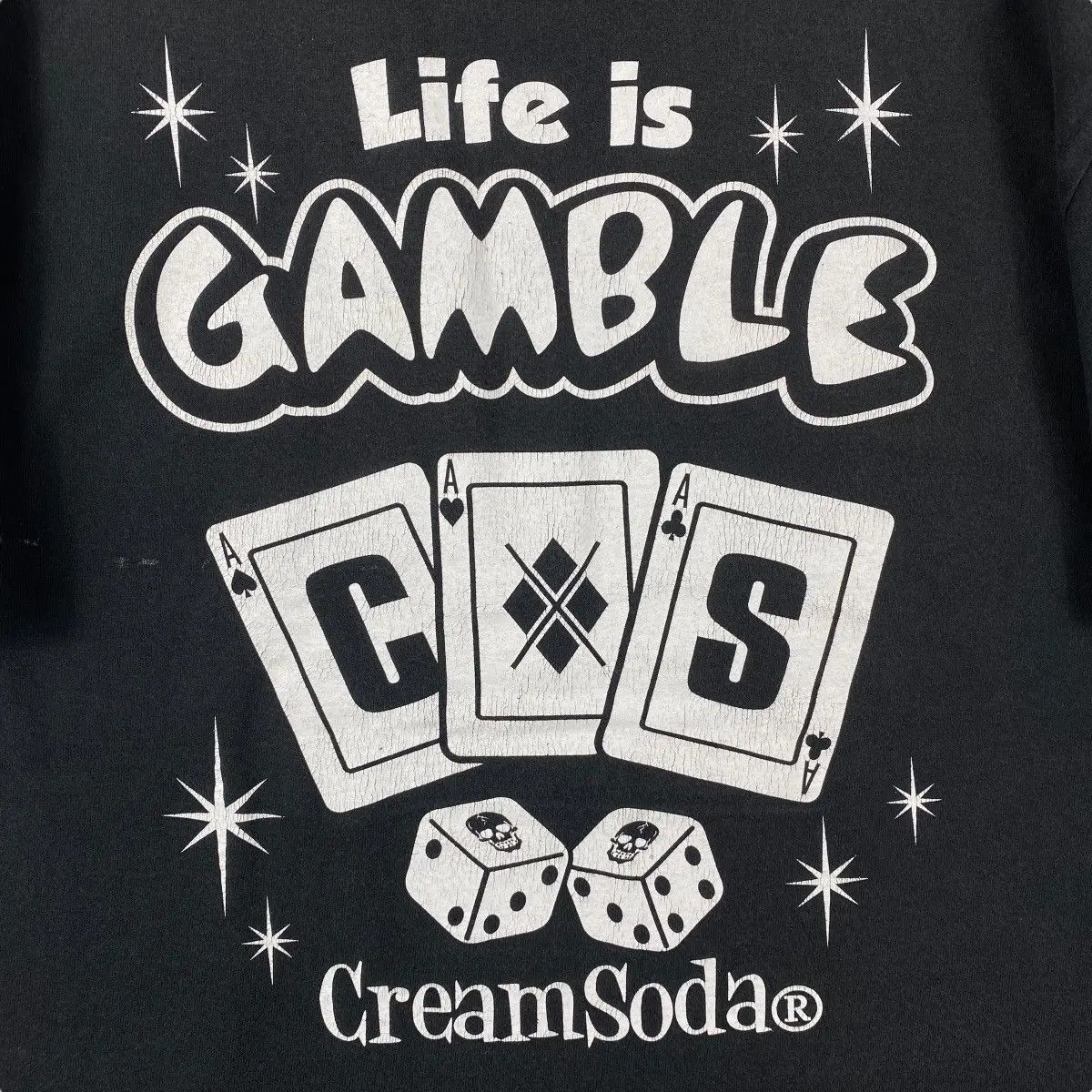 Japanese Brand Vintage 00's CREAM SODA South Cat Street Life Is Gamble Size US M / EU 48-50 / 2 - 6 Thumbnail