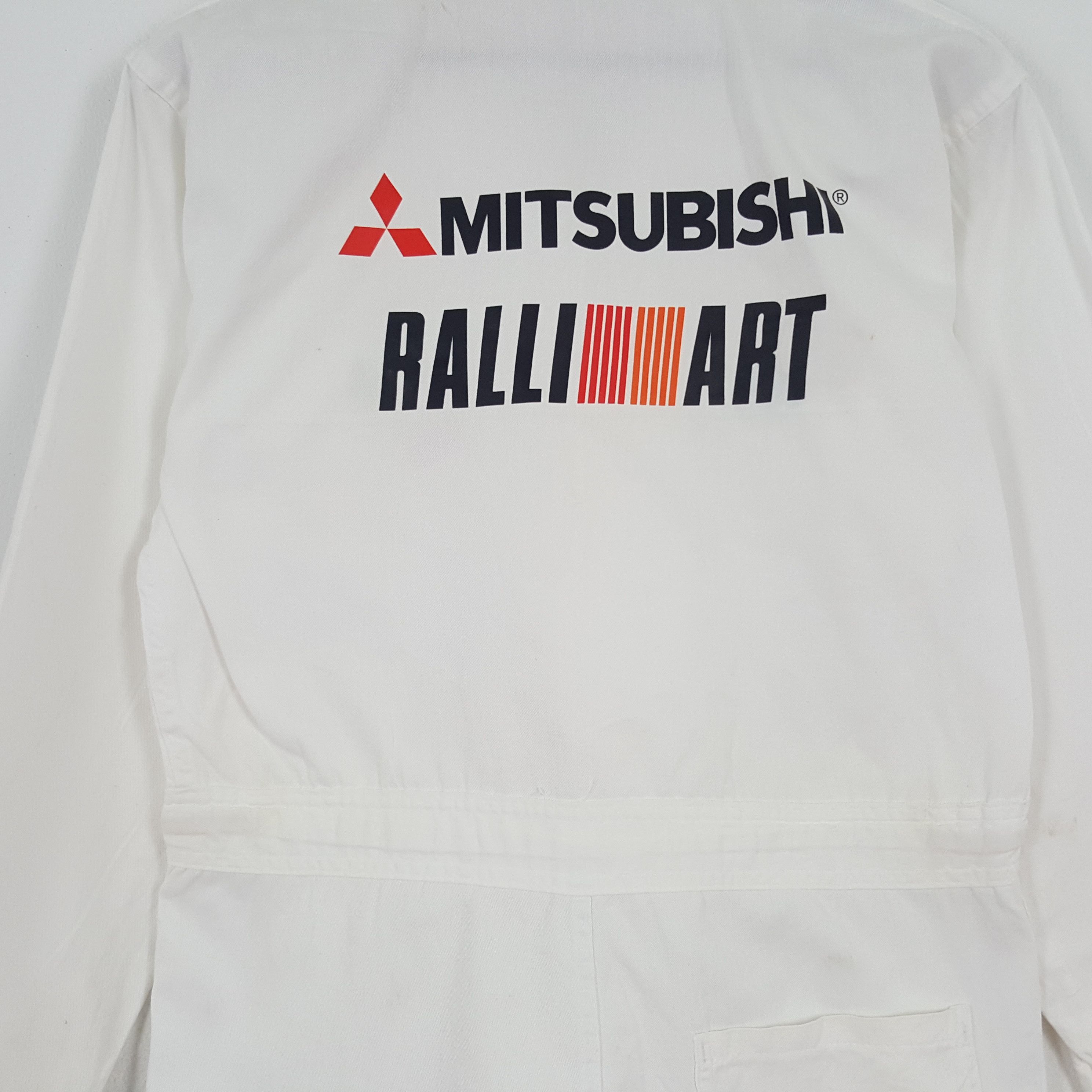 Japanese Brand × Sports Specialties × Vintage Vintage Mitsubishi Ralli Art Custom Sport Coverall Jacket Size US M / EU 48-50 / 2 - 2 Thumbnail