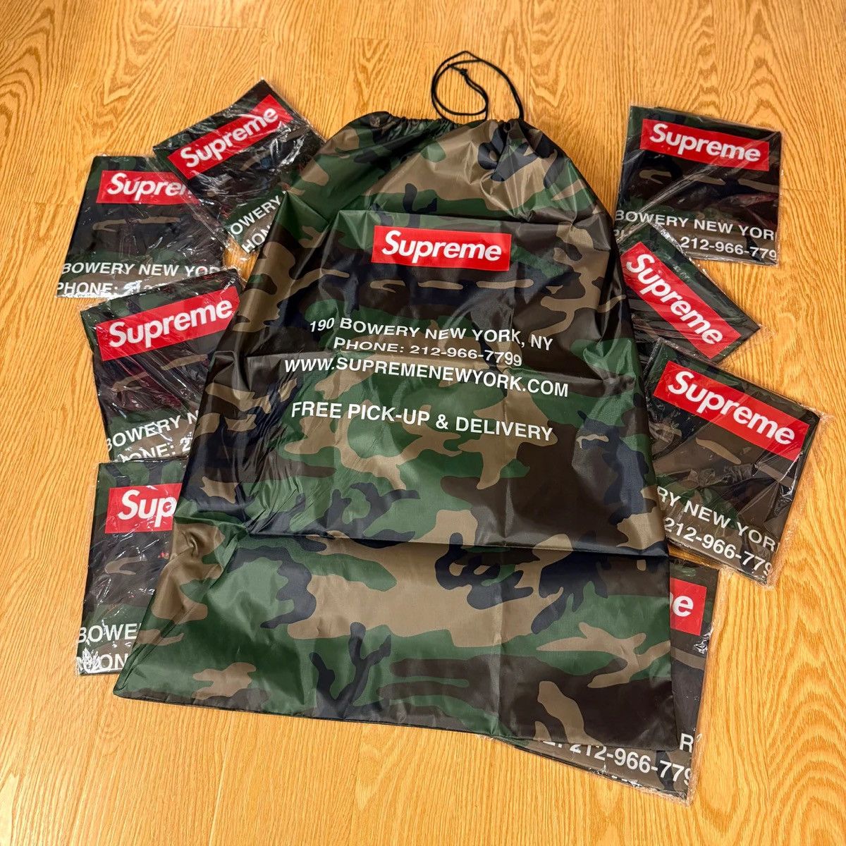 Supreme Supreme Drawstring Bag Size ONE SIZE - 2 Thumbnail
