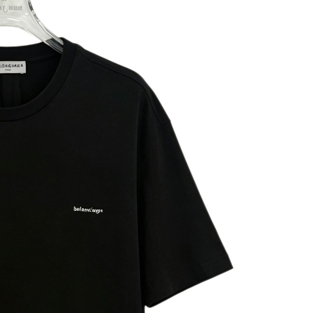 Balenciaga Balenciaga Black Small Logo Short Sleeve T-shirt K26WX Size US XS / EU 42 / 0 - 2 Thumbnail