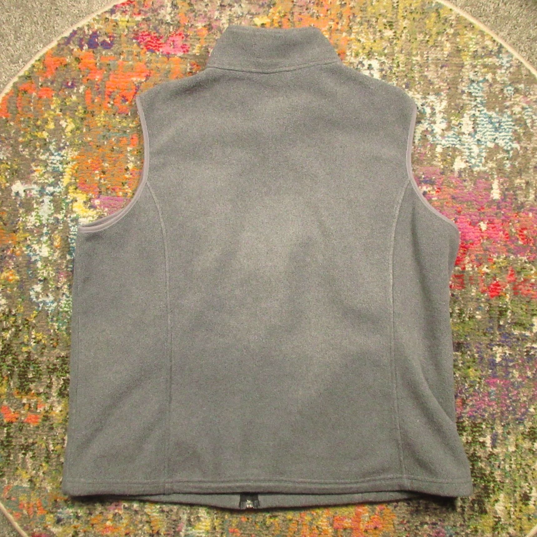 Vintage LL Bean Polartec Fleece Vest Mens 2XLT Gray Full Zip Pockets Stand-Up Collar EUC Size US XL / EU 56 / 4 - 2 Thumbnail