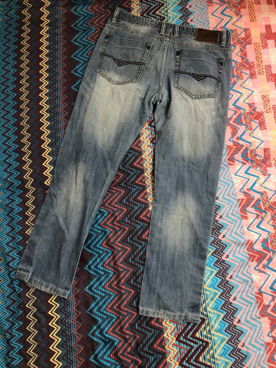 Diesel Vintage Diesel Distressed Boot cut denim faded jeans washed Size US 36 / EU 52 - 10 Thumbnail