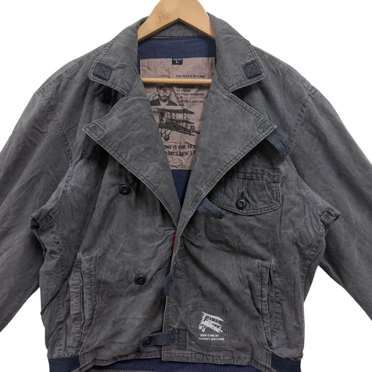 Vintage Vintage Air Force Jacket Liked Swedish Military Size US M / EU 48-50 / 2 - 5 Thumbnail