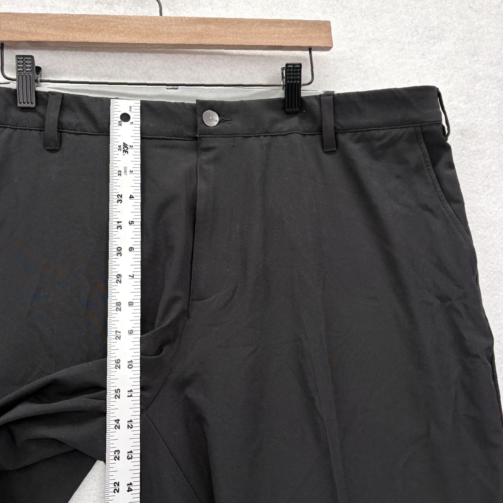 Adidas Adidas Golf Pants Mens 42x30 Black Stretch Regular Fit Performance Tech Athletic Size US 42 / EU 58 - 7 Thumbnail