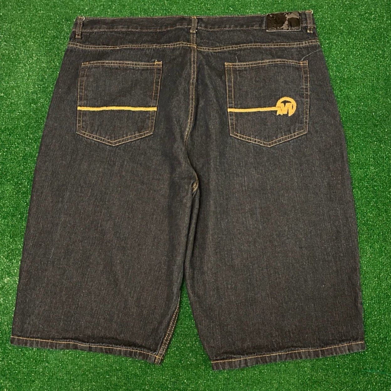 Vintage VINTAGE Mecca JNCO Jeans Shorts Baggy Hip Hop Skater Grunge Men 46 Jorts Blue Logo Pockets 90s/Y2K Grunge Hip Hop Punk Skater Mens Size US 30 / EU 46 - 5 Thumbnail