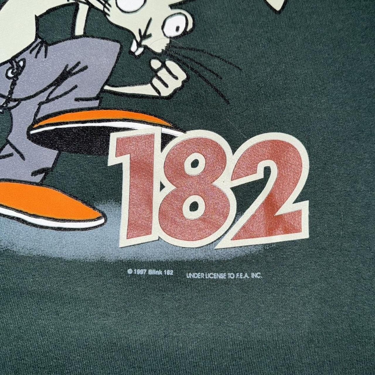 Vintage 1997 Blink-182 Pop Punk Bunny Rabbit Hoodie Size US XL / EU 56 / 4 - 6 Thumbnail