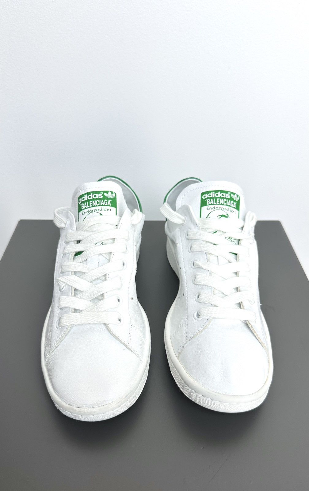 Adidas × Balenciaga Sneakers Balenciaga Stan Smith Size US 13 / EU 46 - 2 Thumbnail