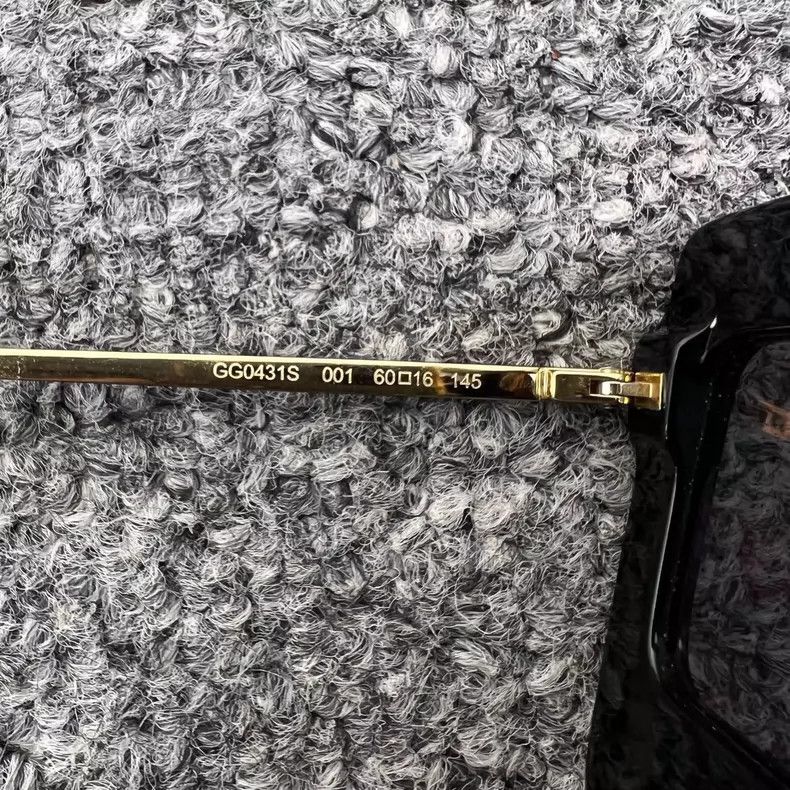 Gucci Gucci Rhinestone letter logo square frame sunglasses 2504-N Size ONE SIZE - 5 Thumbnail
