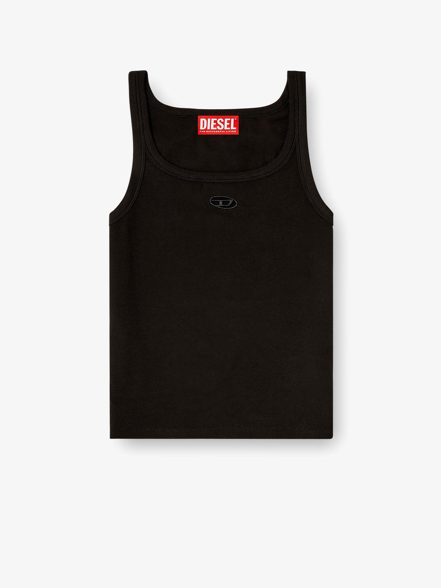 Diesel T-Wife-Od Ribbed Cotton Tank Top Size S / US 4 / IT 40 - 1 Thumbnail