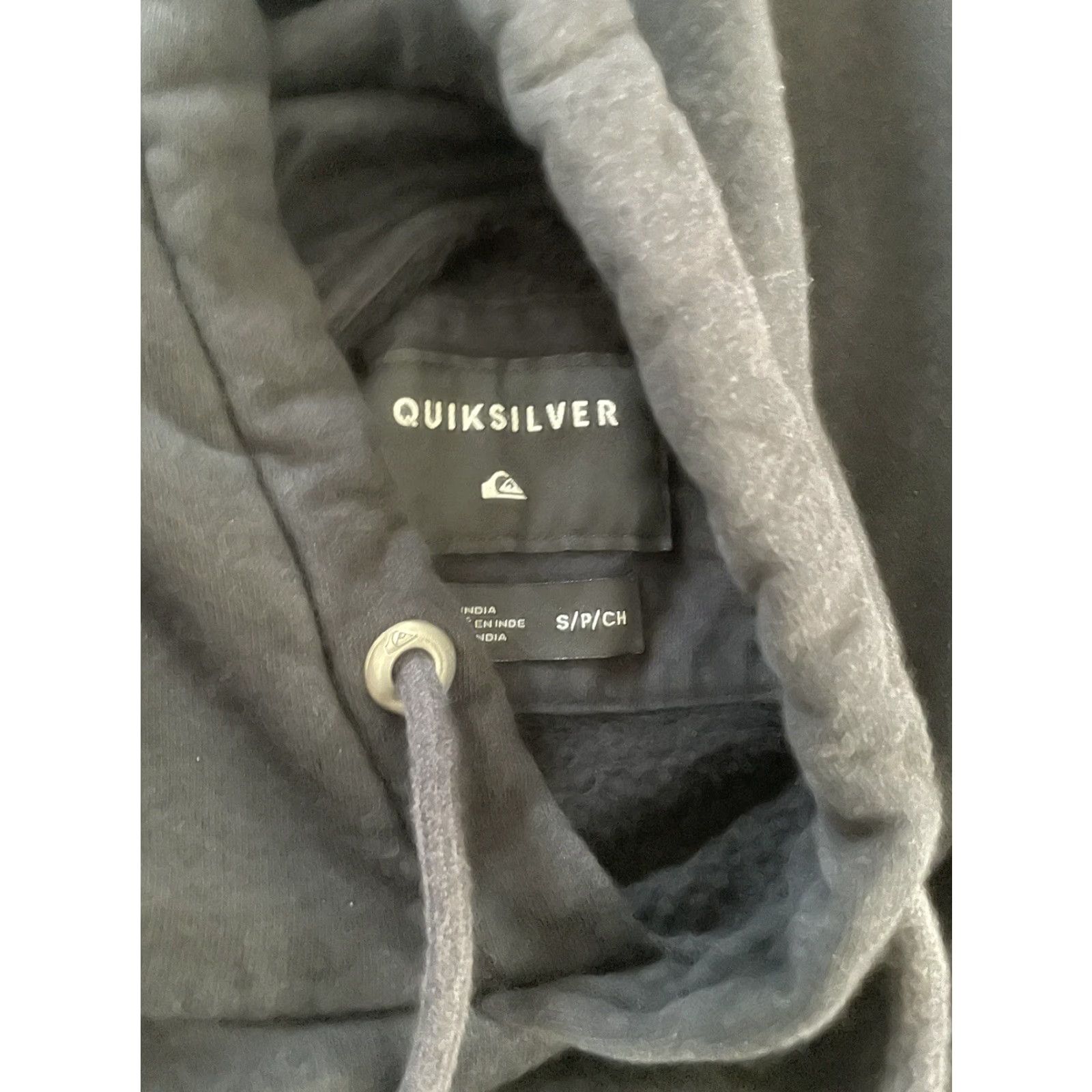 Quiksilver Quicksilver Hoodie Men S Black Pullover Hooded Beach Outdoor Small Size US S / EU 44-46 / 1 - 4 Thumbnail