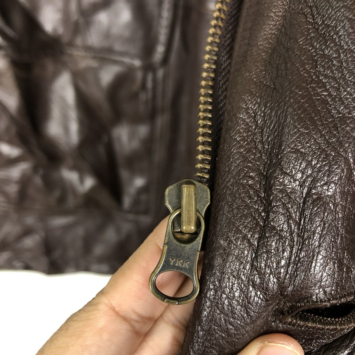 Issey Miyake 🔥VINTAGE BIKER LEATHER JACKET INTERMEZZO ISSEY MIYAKE Size US M / EU 48-50 / 2 - 16 Thumbnail