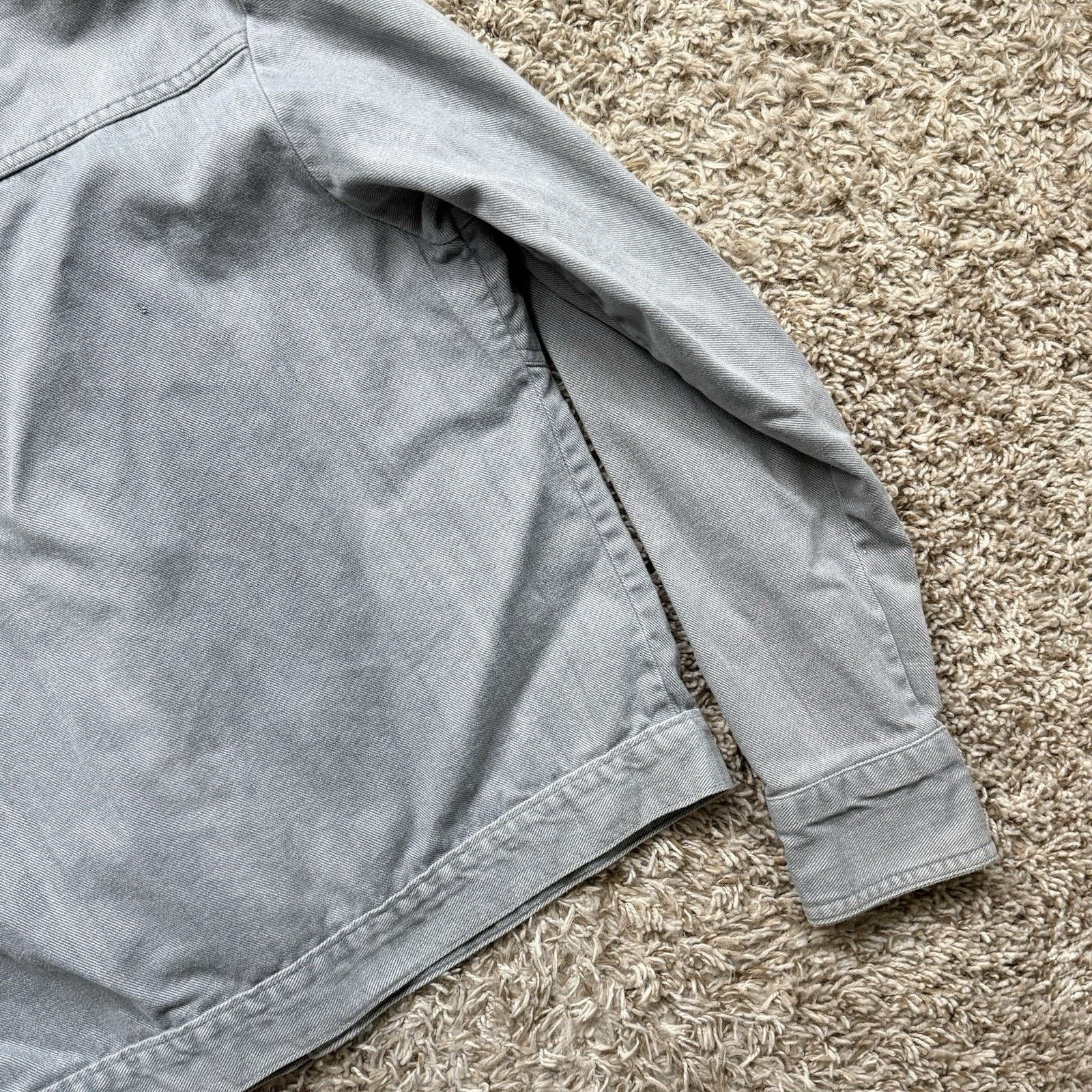 Levi's × Vintage Vintage 80’s Levi’s Grey Western Button Up Cotton Jacket Size M / US 6-8 / IT 42-44 - 9 Thumbnail
