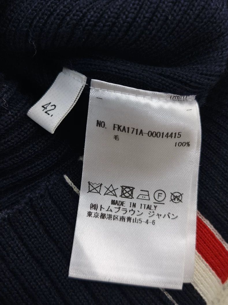 Thom Browne Thom Browne Golden ribbons logo knit wool sweater Size US XS / EU 42 / 0 - 6 Thumbnail