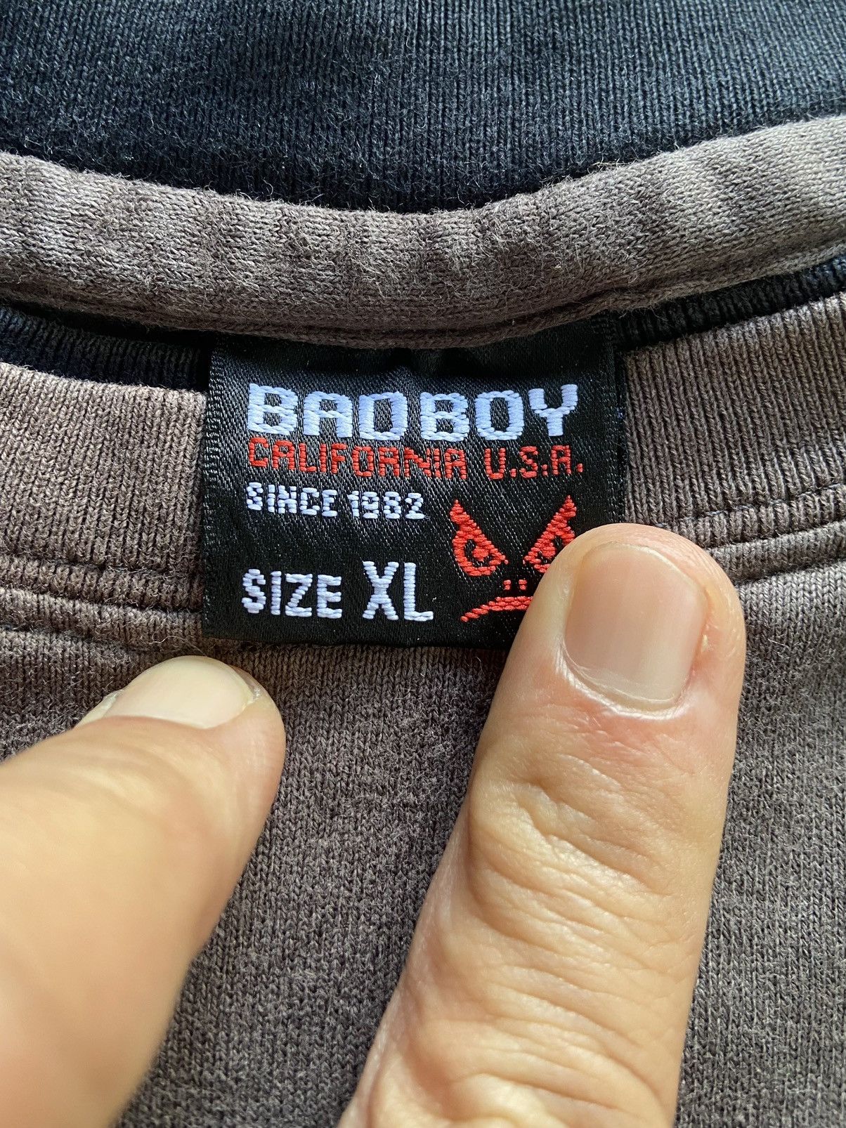 Japanese Brand BAD BOY DOUBLE LAYER LONG SLEEVE Size US L / EU 52-54 / 3 - 8 Thumbnail