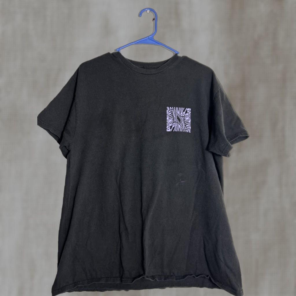 Primitive Primitive Mens Large Short Sleeve T Shirt Black Purple AOP On Back Size US L / EU 52-54 / 3 - 1 Thumbnail