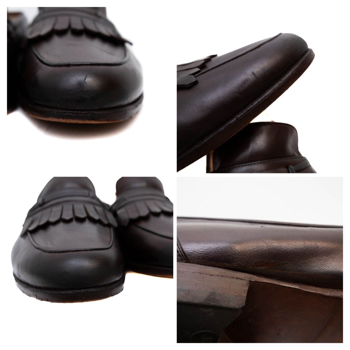 Salvatore Ferragamo Salvatore Ferragamo Brown Calf Loafers Kiltie Tassels Size US 9.5 / EU 42-43 - 10 Thumbnail