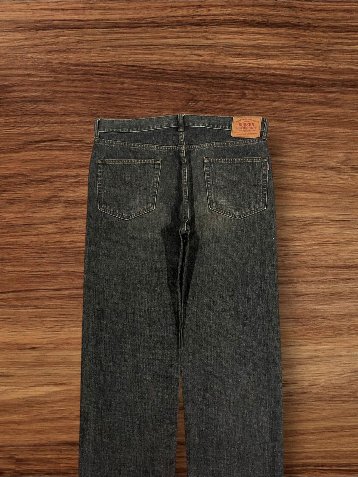 Japanese Brand Vintage Japanese Brand Bobson Black Washed Distressed Jeans Size US 36 / EU 52 - 6 Thumbnail