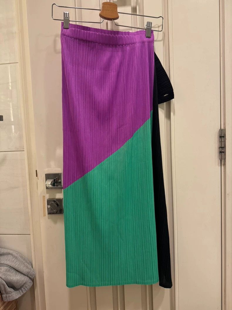Issey Miyake Issey Miyake size:3 Multicolored skirt Size 42" / US 20 - 7 Thumbnail
