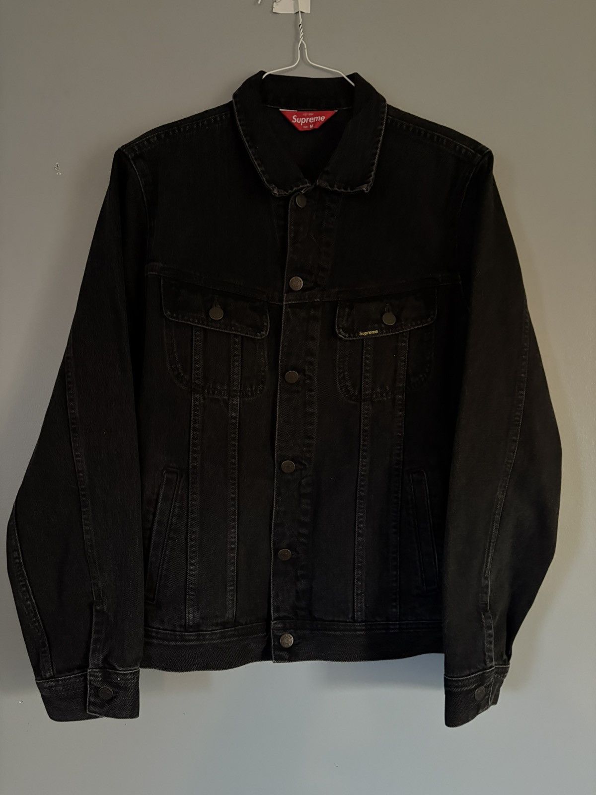 Supreme Supreme Playboy Denim Trucker Jacket SS14 Black Size US M / EU 48-50 / 2 - 2 Thumbnail