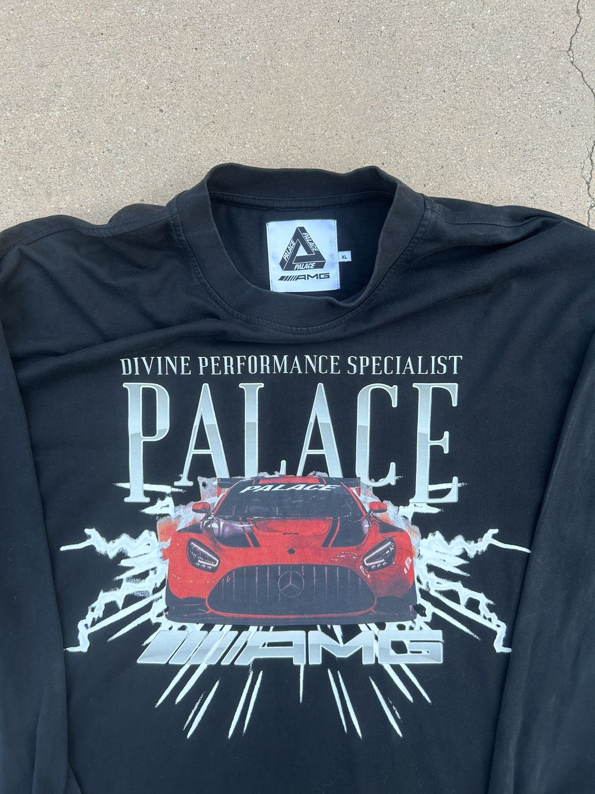 Palace Palace x AMG Specialist Longsleeve Black Size US XL / EU 56 / 4 - 1 Thumbnail