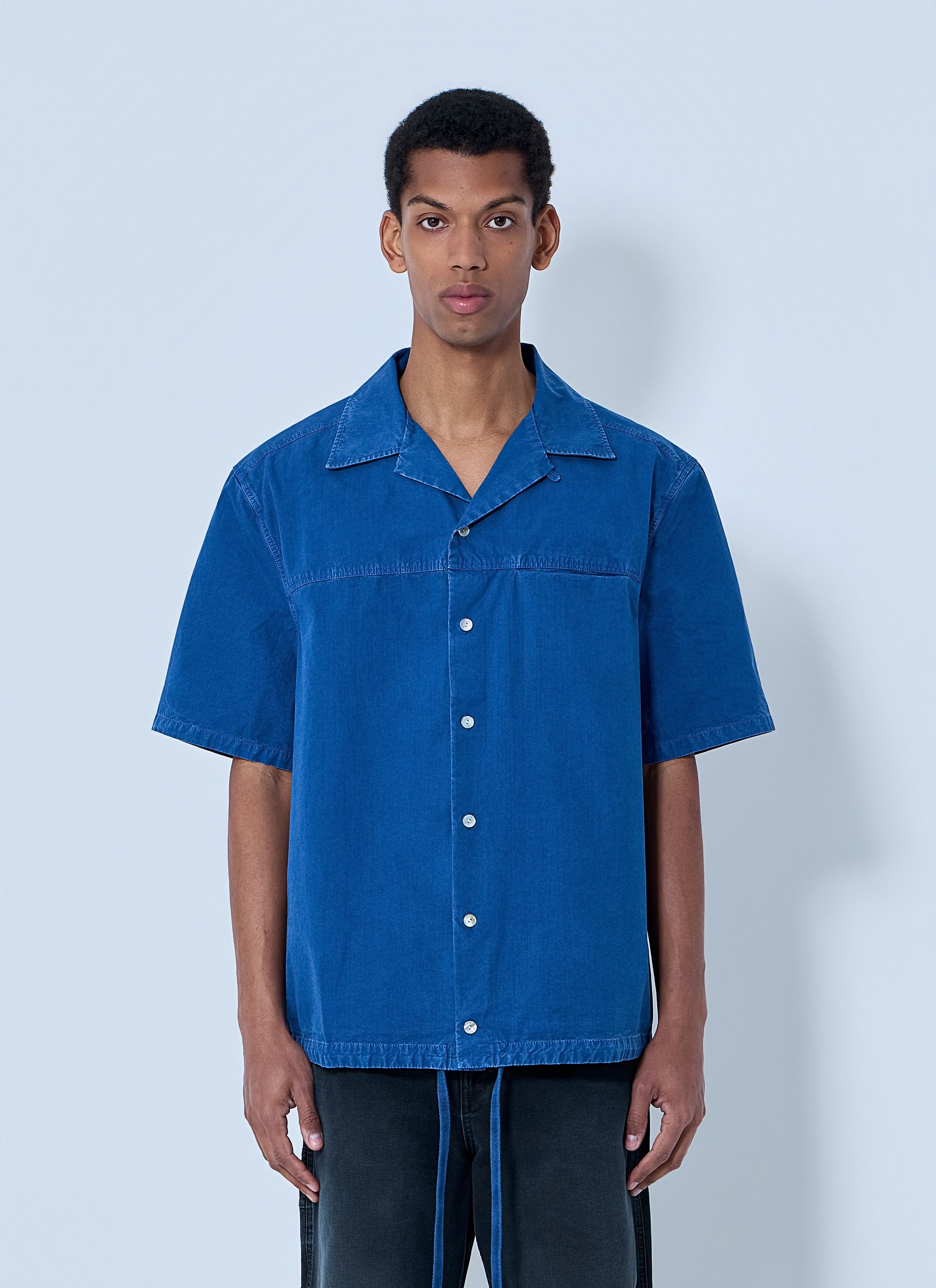 Marni Cotton Poplin Short-Sleeve Shirt Size US M / EU 48-50 / 2 - 1 Thumbnail