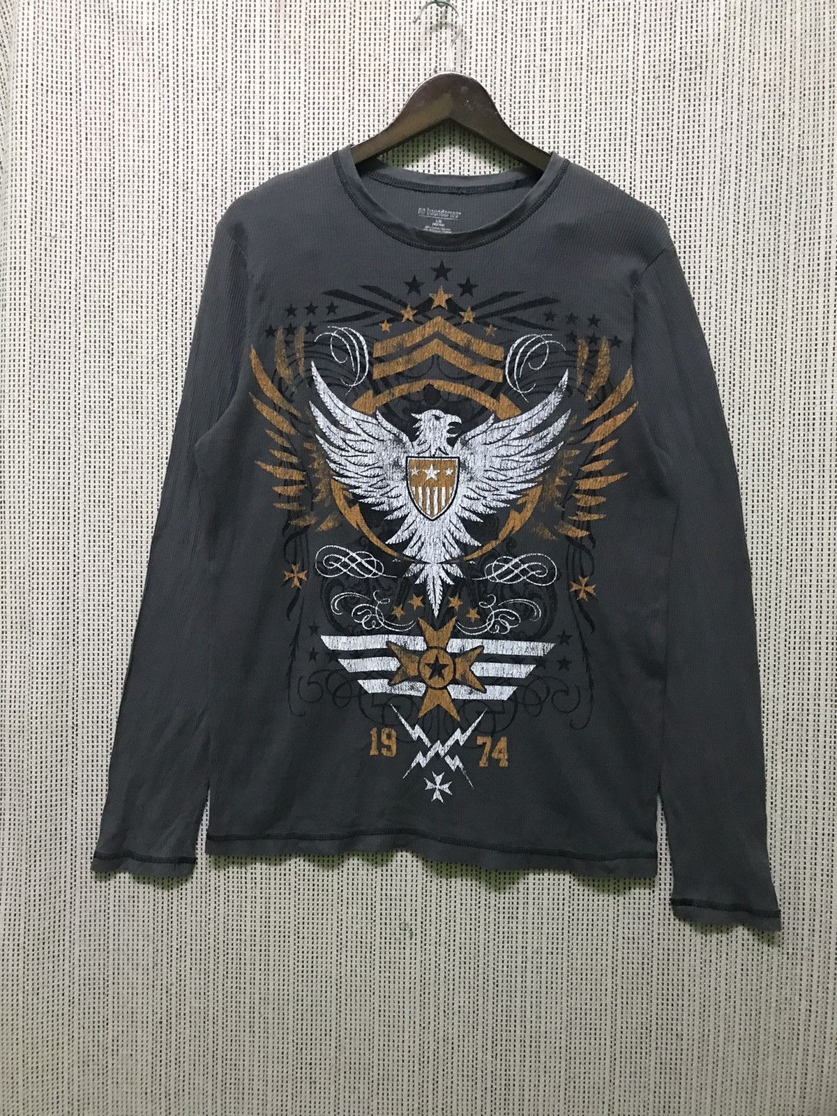 Affliction × Ed Hardy RARE NO BOUNDARIES Y2K AFFLICTION STYLE LONGSLEEVE Size US L / EU 52-54 / 3 - 1 Thumbnail