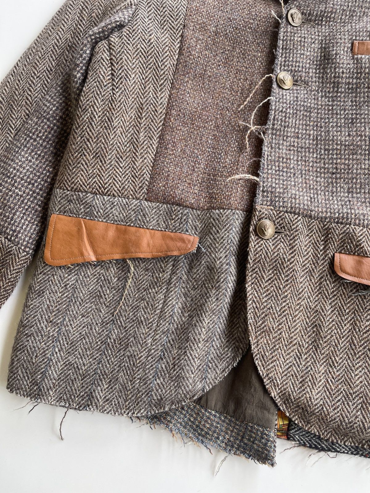Harris Tweed 80s The Golden Gate Thrifters X HarrisTweed Patchwork Size US S / EU 44-46 / 1 - 5 Thumbnail