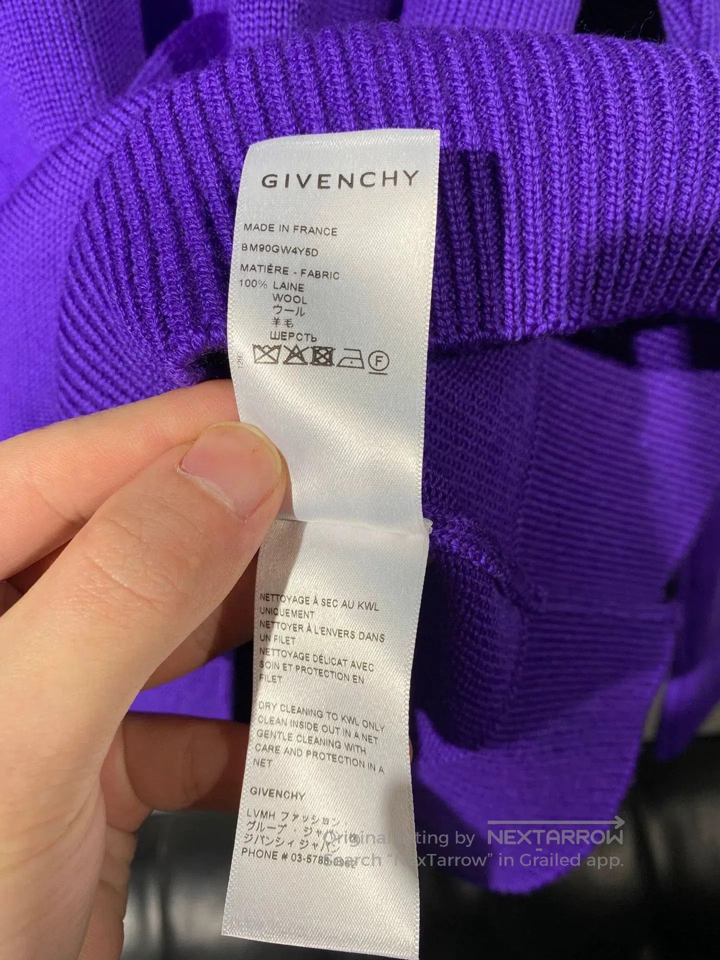 Givenchy givenchy purple knit sweater with tags. Size US S / EU 44-46 / 1 - 6 Thumbnail
