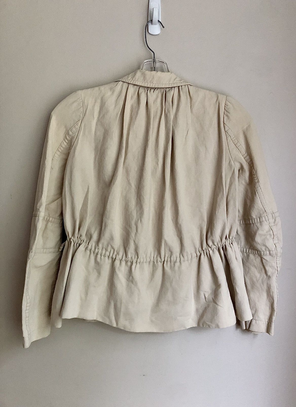 Dries Van Noten Dries Van Noten Vintage Khaki Pleated Safari Jacket Size XS / US 0-2 / IT 36-38 - 12 Thumbnail