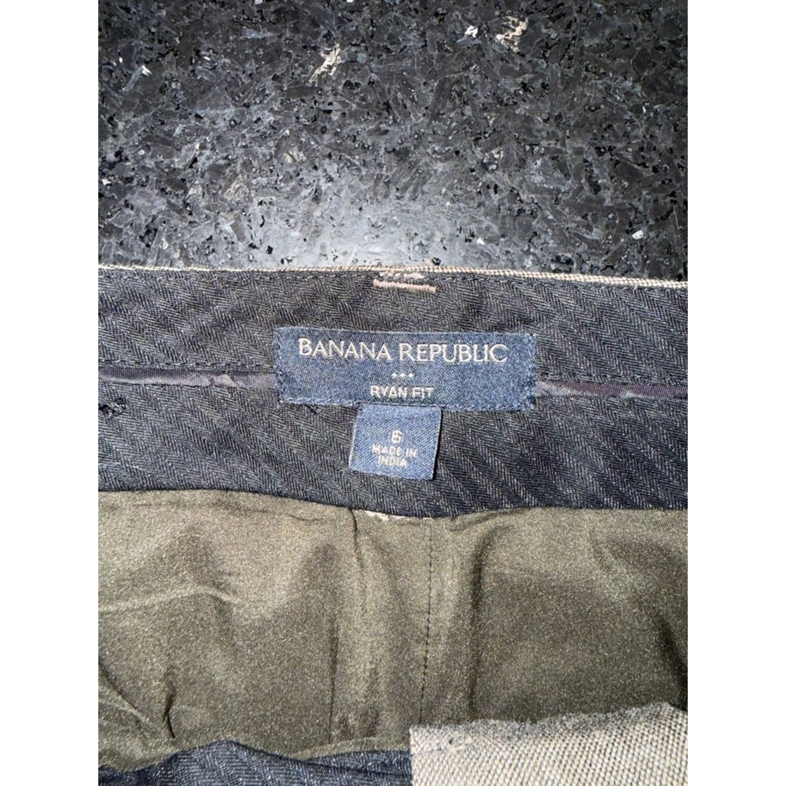 Banana Republic BANANA REPUBLIC WOOL BLEND RYAN BROWN TROUSERS PANTS LINED 6 Size 28" / US 6 / IT 42 - 7 Thumbnail