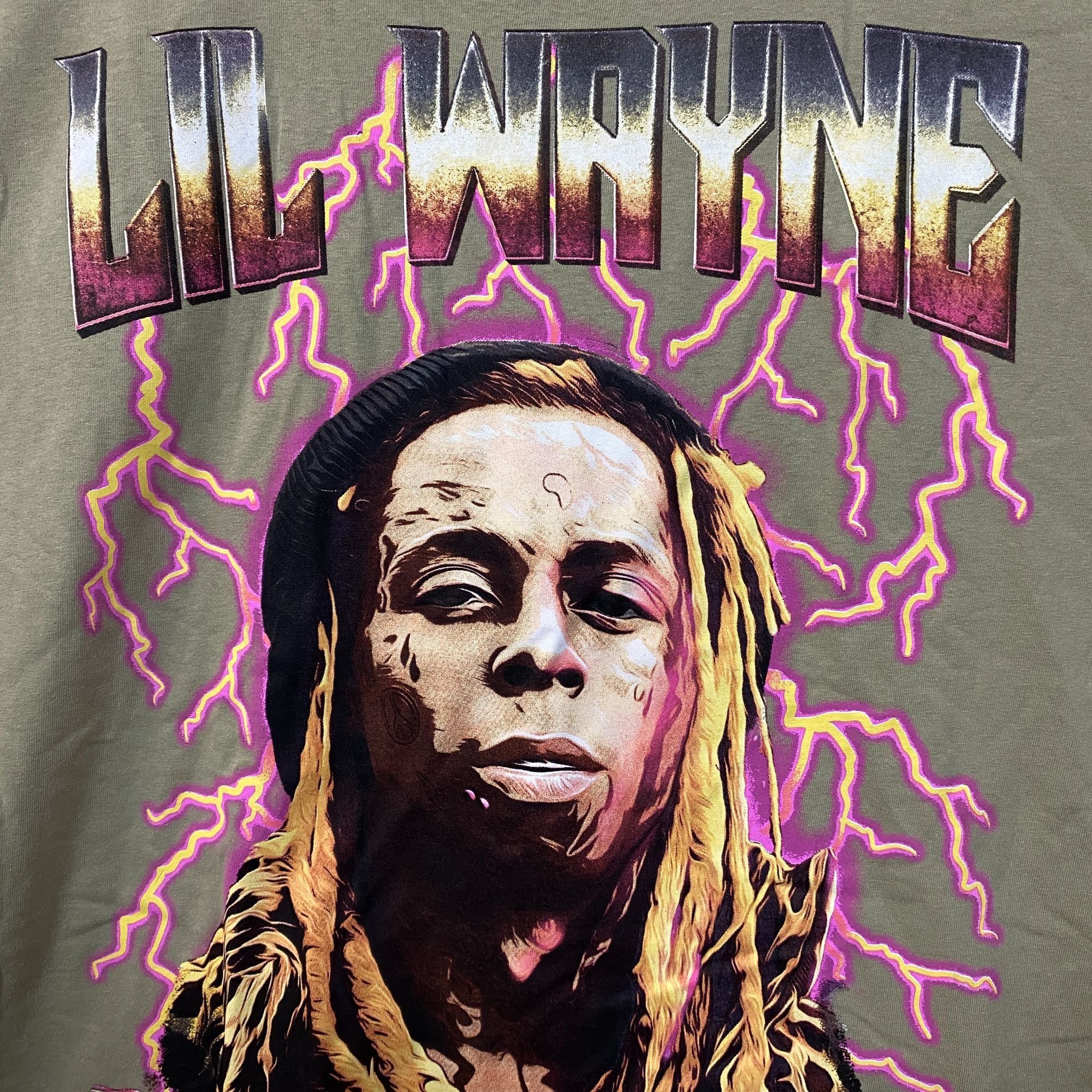Lil Wayne Reason Lil Wayne A Milli Lightning Brown T-Shirt Large Size US L / EU 52-54 / 3 - 2 Thumbnail