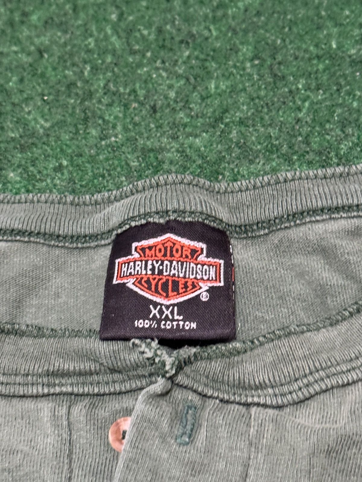 Harley Davidson Harley Davidson 90s Henley Vintage XXL Boxy 27x28 T Shirt Size US XXL / EU 58 / 5 - 3 Thumbnail