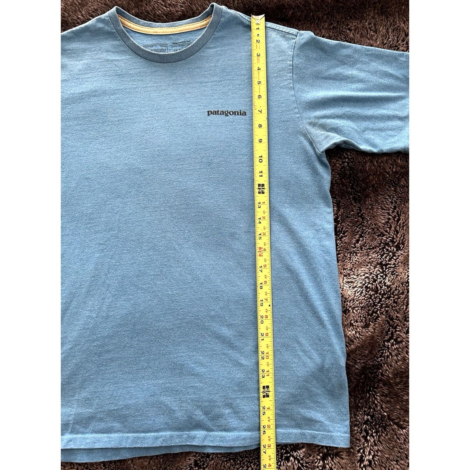 Patagonia Patagonia T-Shirt Men’s Small Sky Blue Short Sleeves Logo Crew Neck Size US S / EU 44-46 / 1 - 4 Thumbnail