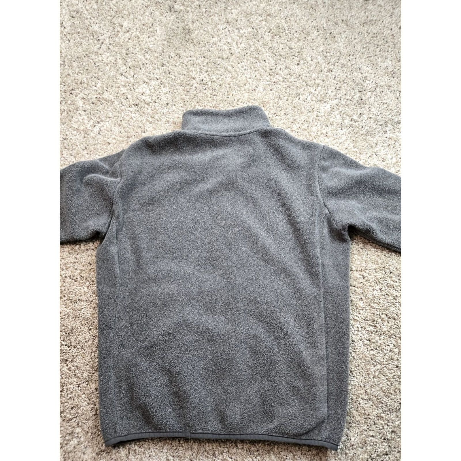 Uniqlo Uniqlo Fleece Jacket Small Mens Gray Full Zip Mock Neck Pockets Outdoor Shirt/Sweatshirt (Jacket) Size US S / EU 44-46 / 1 - 6 Thumbnail