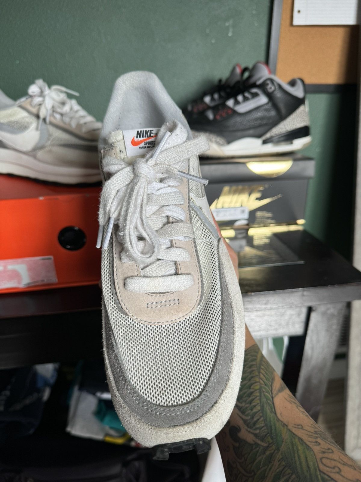 Nike × Sacai Nike X Sacai ‘Summit White’ 2019 Size US 9.5 / EU 42-43 - 2 Thumbnail
