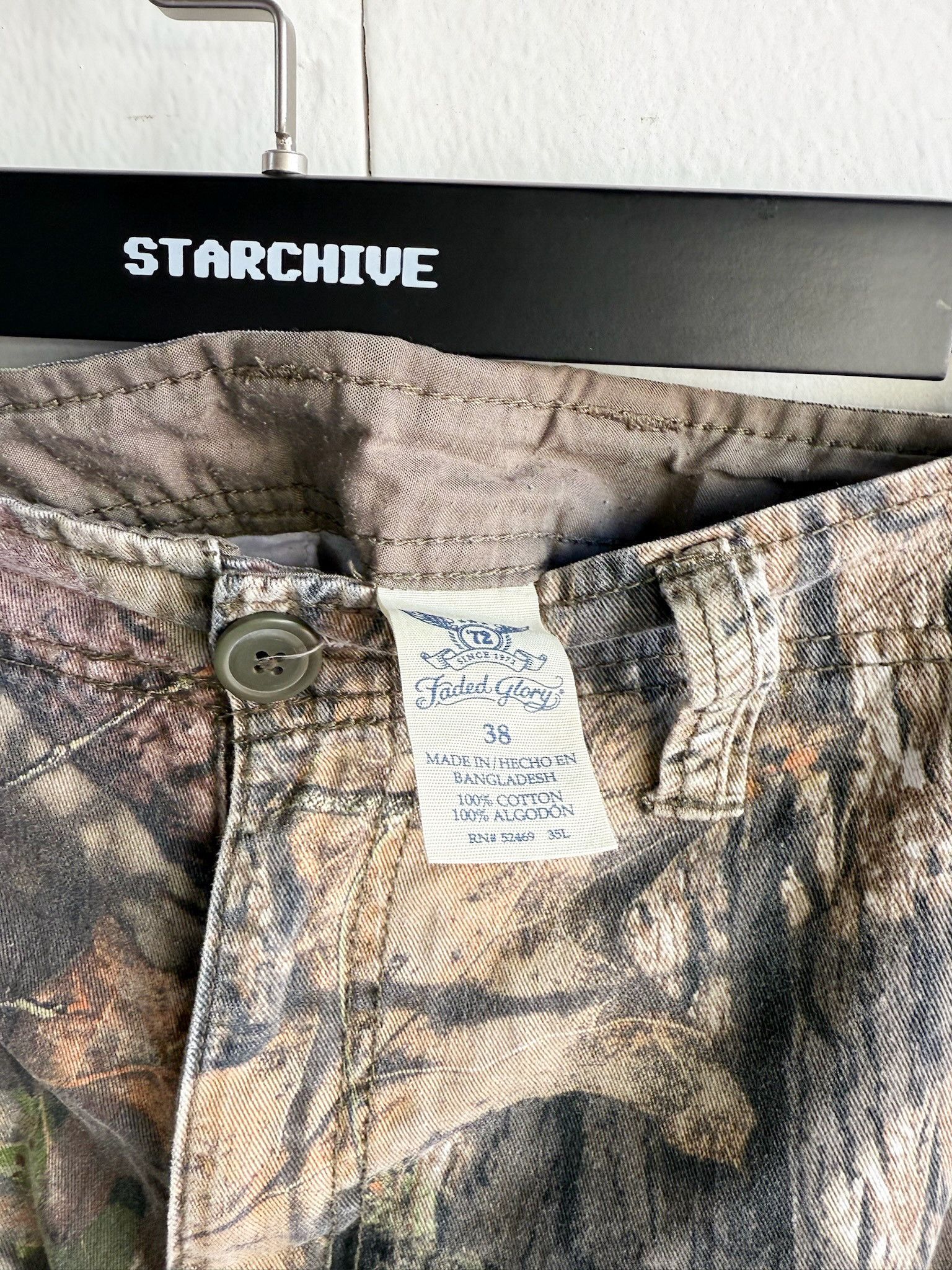 Vintage VINTAGE MOSSY OAK CAMO SHORTS Size US 33 - 4 Thumbnail