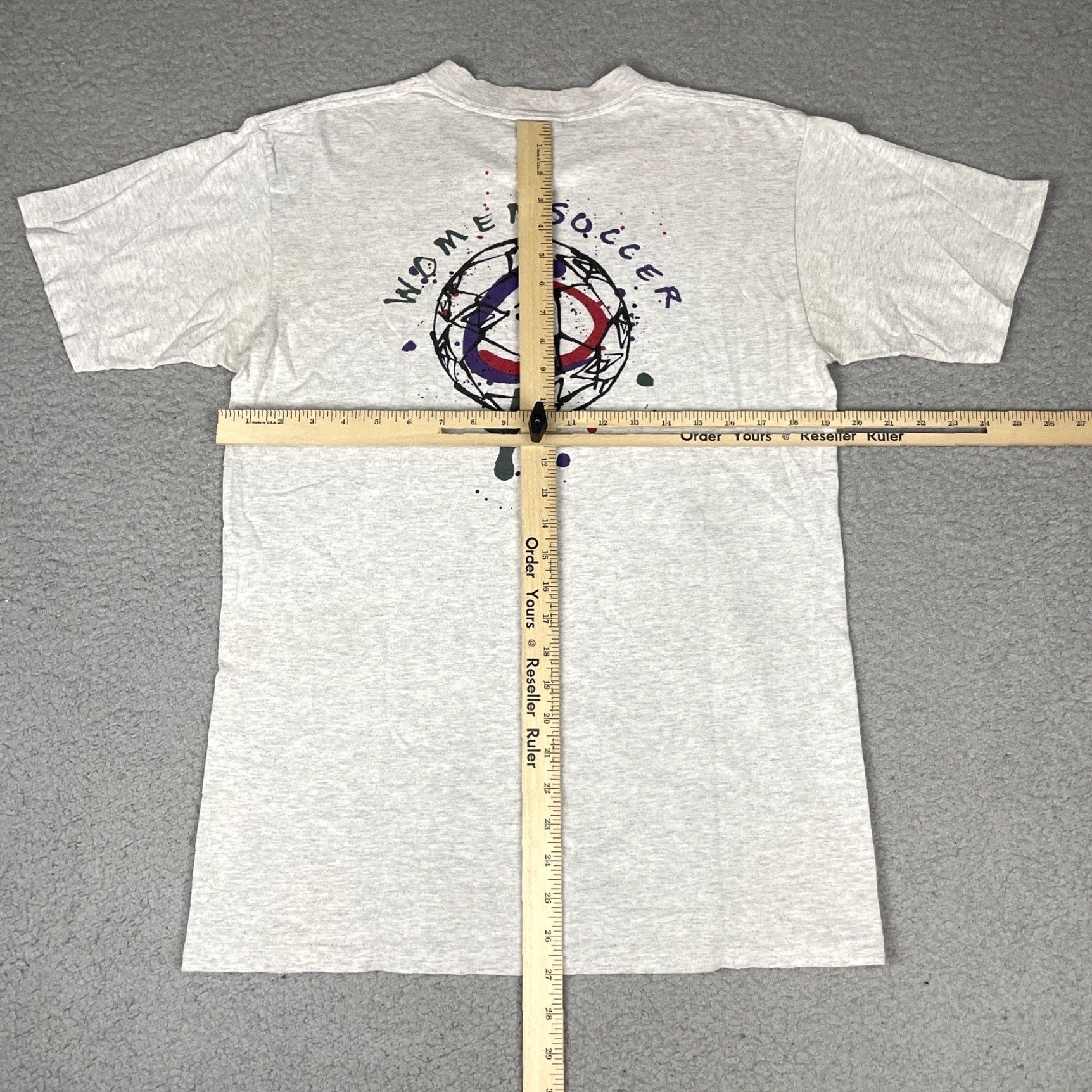 Umbro VINTAGE Umbro TShirt Adult M Grey USA Women Soccer Distressed 90s Single M* Size M / US 6-8 / IT 42-44 - 5 Thumbnail