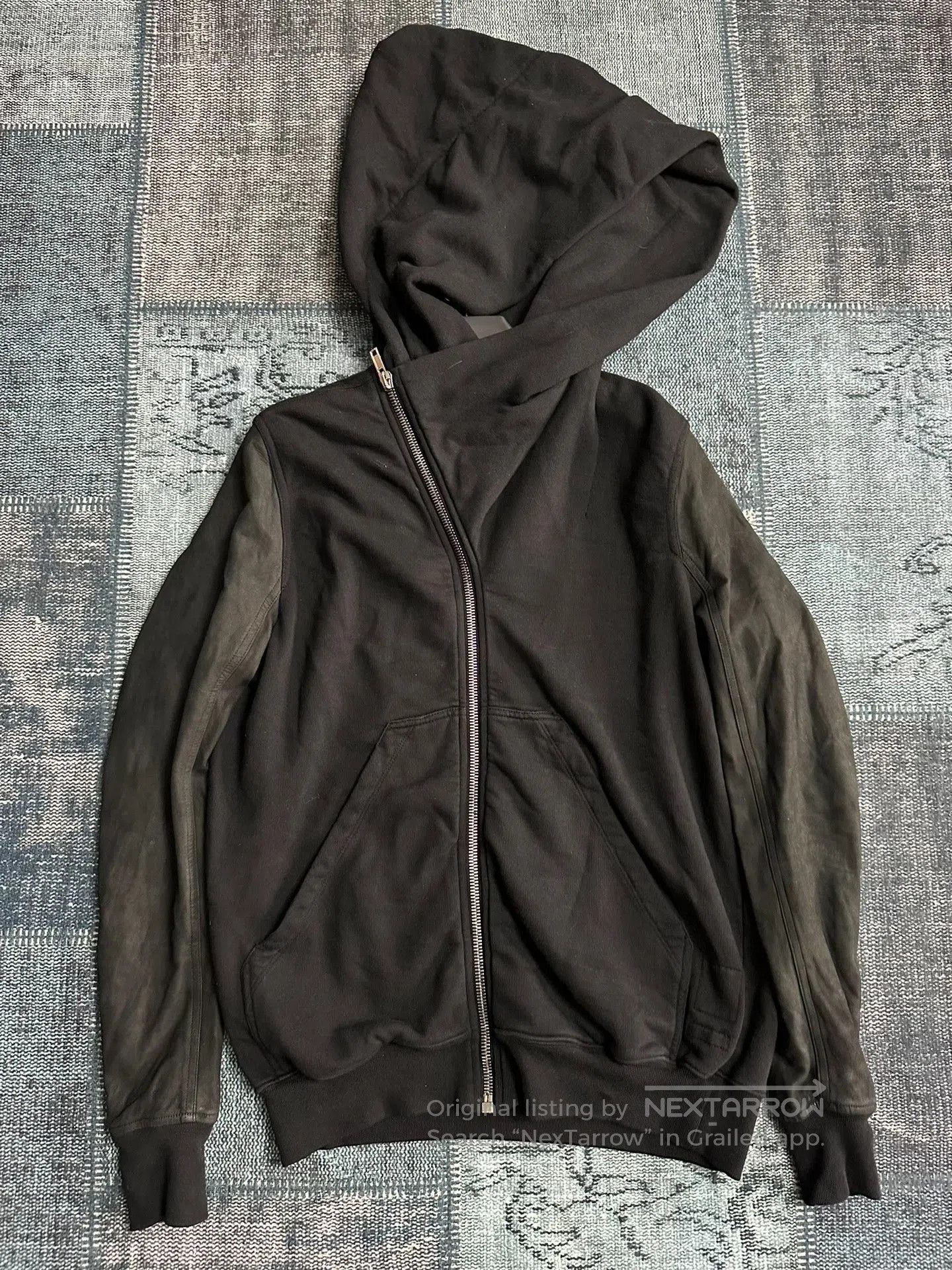 Rick Owens Rick Owens Men's Leather Sleeve Wizard Hat. Size US S / EU 44-46 / 1 - 1 Thumbnail