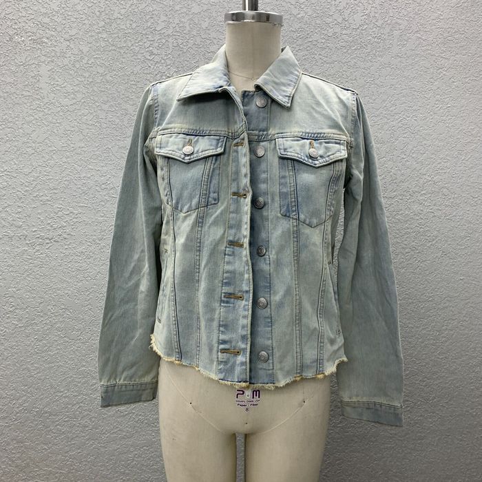 Vintage Wild Fable Denim Button Up Jean Jacket Women's XS Blue