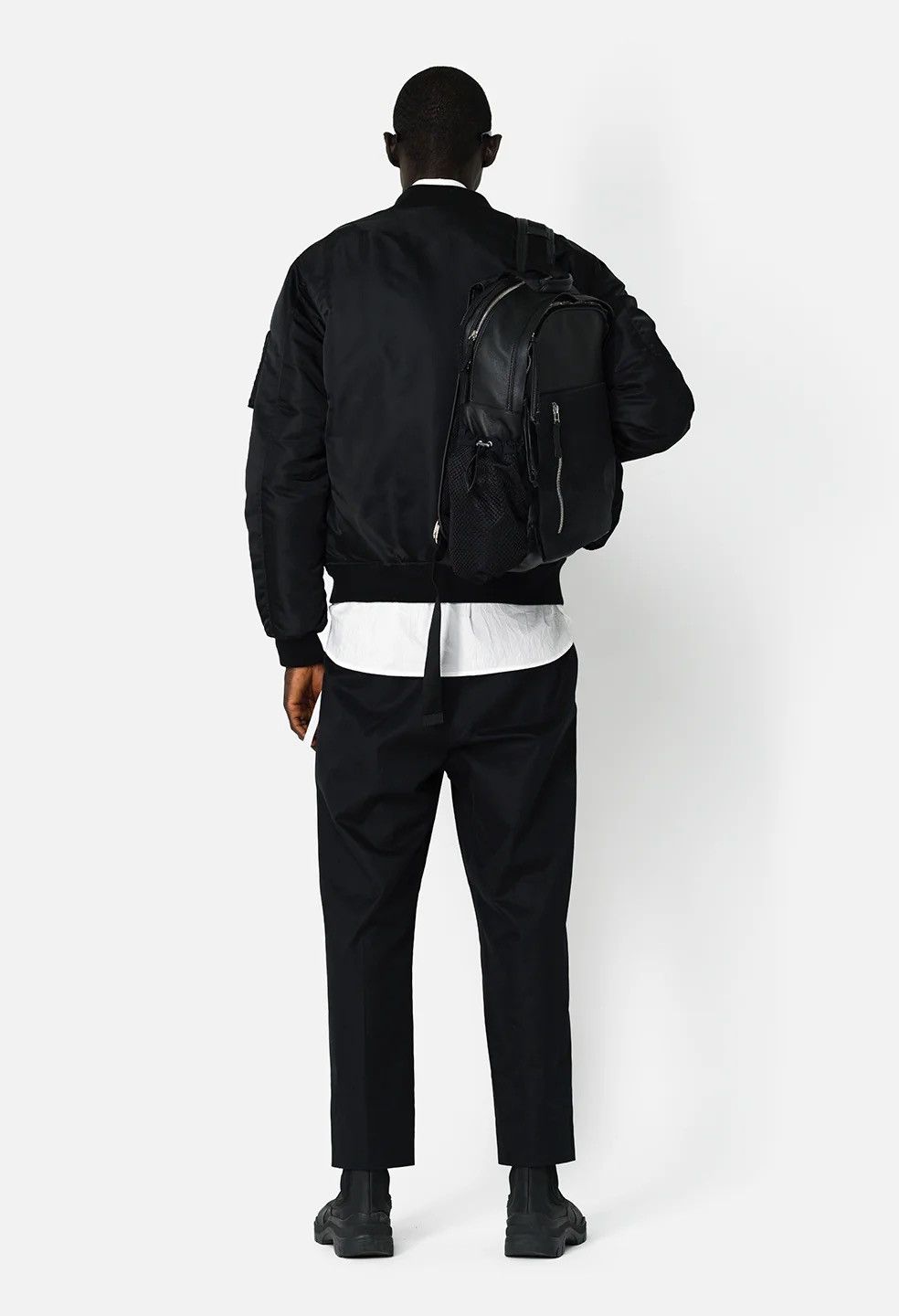 John Elliott John Elliott V1 Black Bogota Bomber Dual RiRi Zips Size US S / EU 44-46 / 1 - 8 Thumbnail