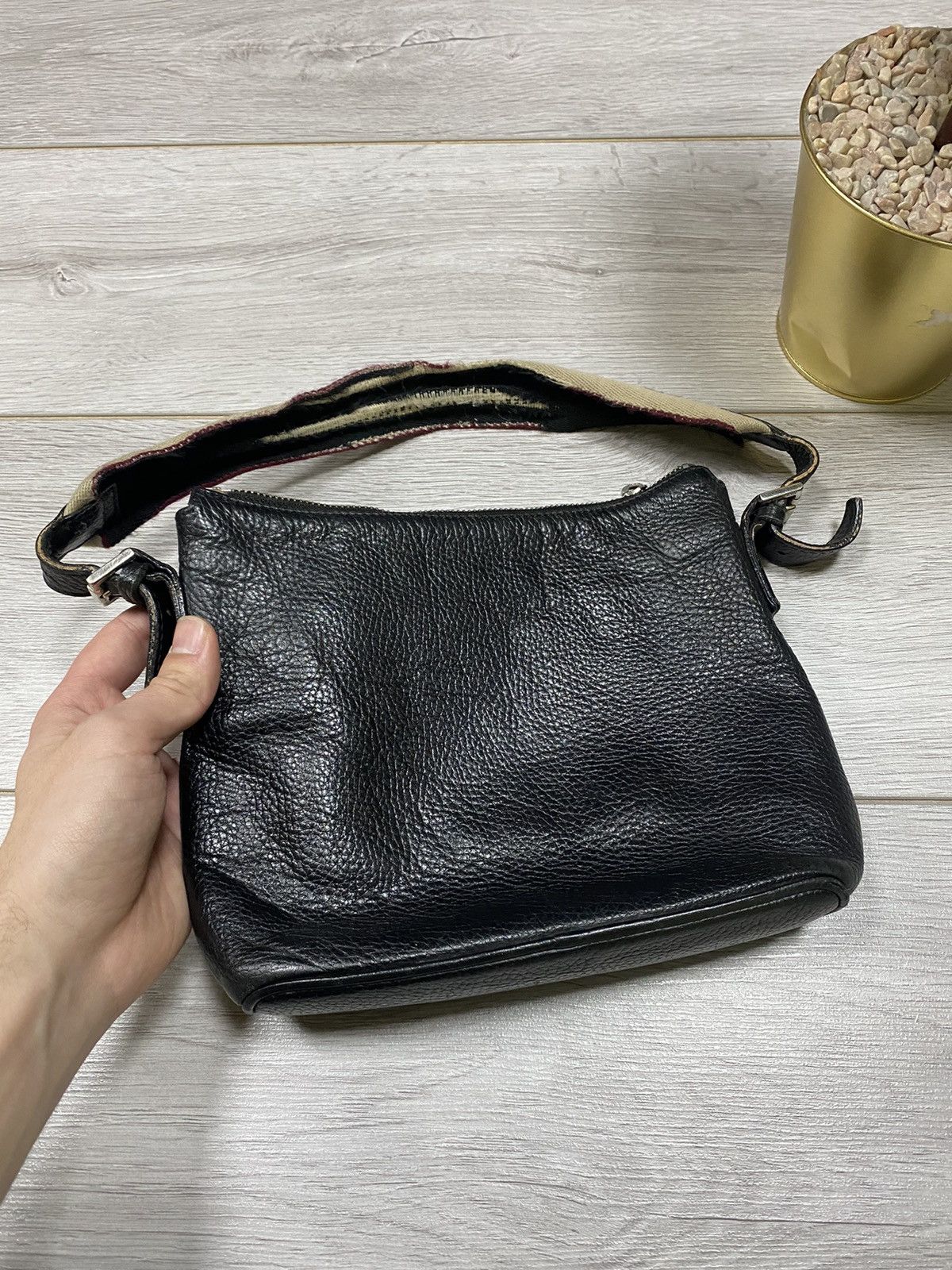 Burberry Burberry vintage leather bag check Size ONE SIZE - 2 Thumbnail