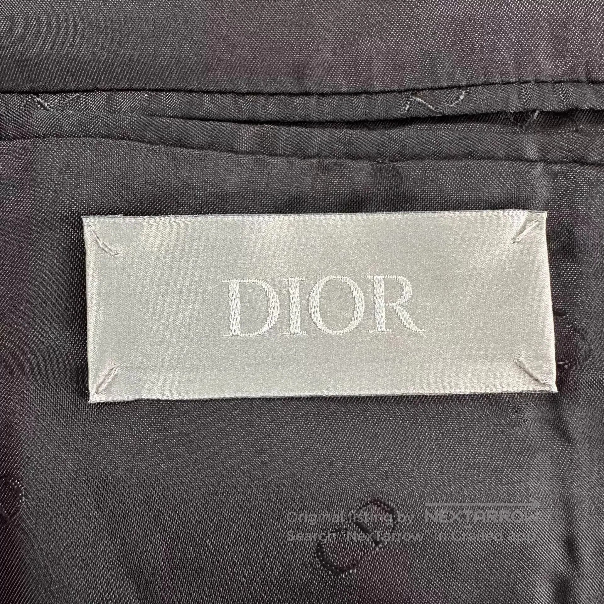 Dior Black Single-Breasted Blazer with Bee Brooch. Size US M / EU 48-50 / 2 - 4 Thumbnail