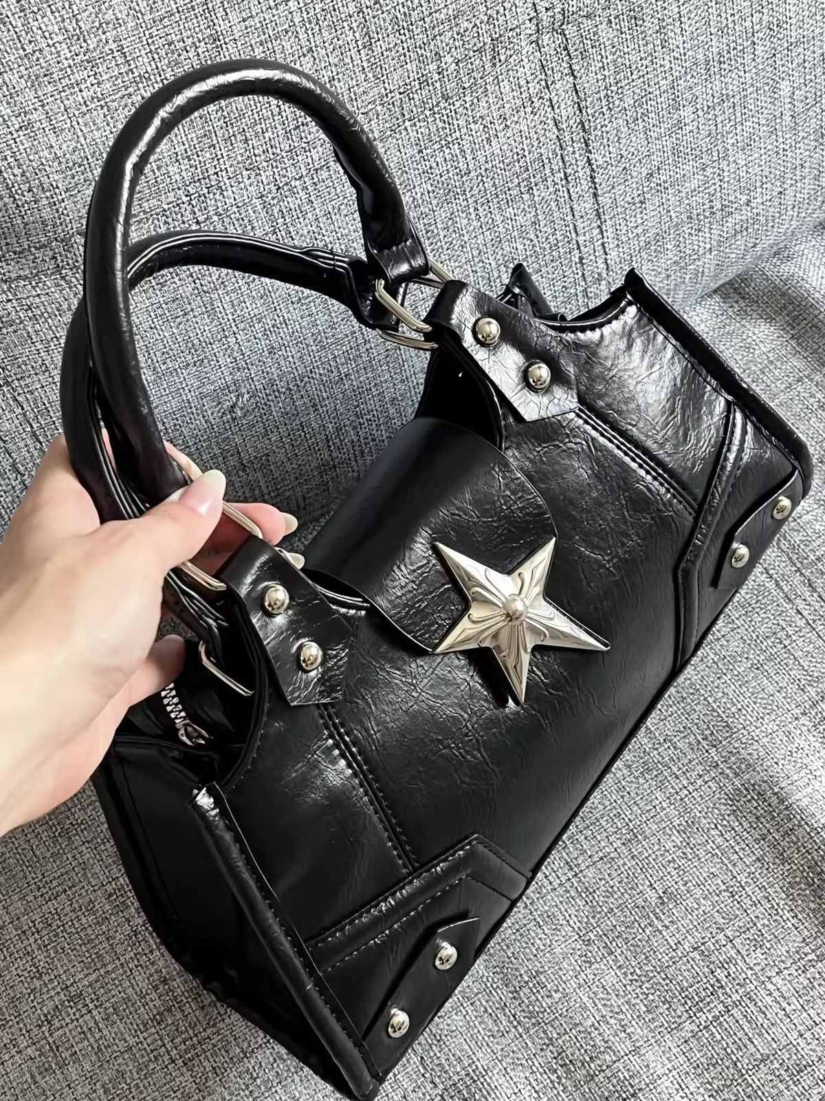 Japanese Brand × Vintage Y2K Korean Gothic Star Bag Size ONE SIZE - 2 Thumbnail