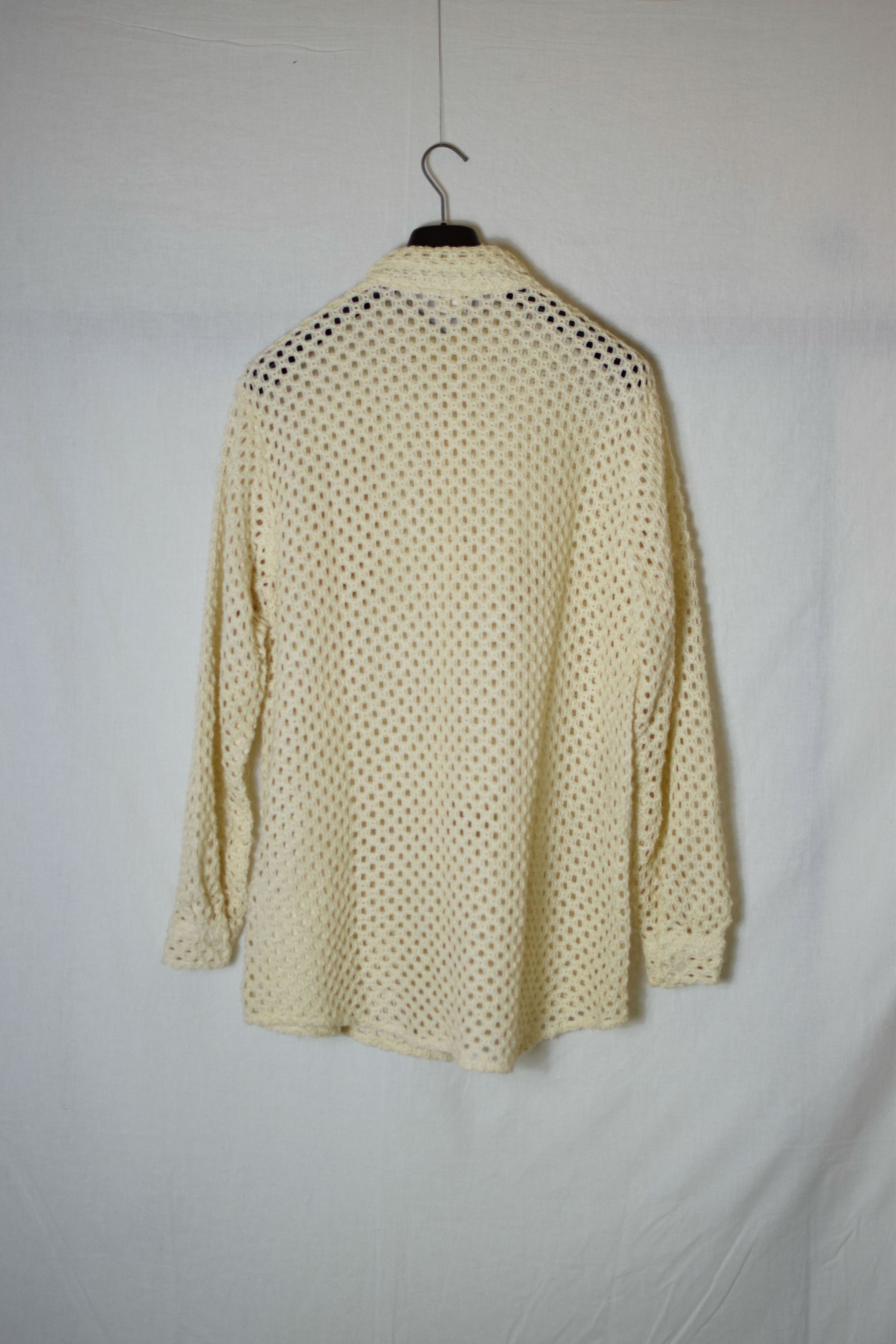 Yohji Yamamoto YYPH SS94 Mesh Shirt - HT-B37-064 Size US L / EU 52-54 / 3 - 3 Thumbnail