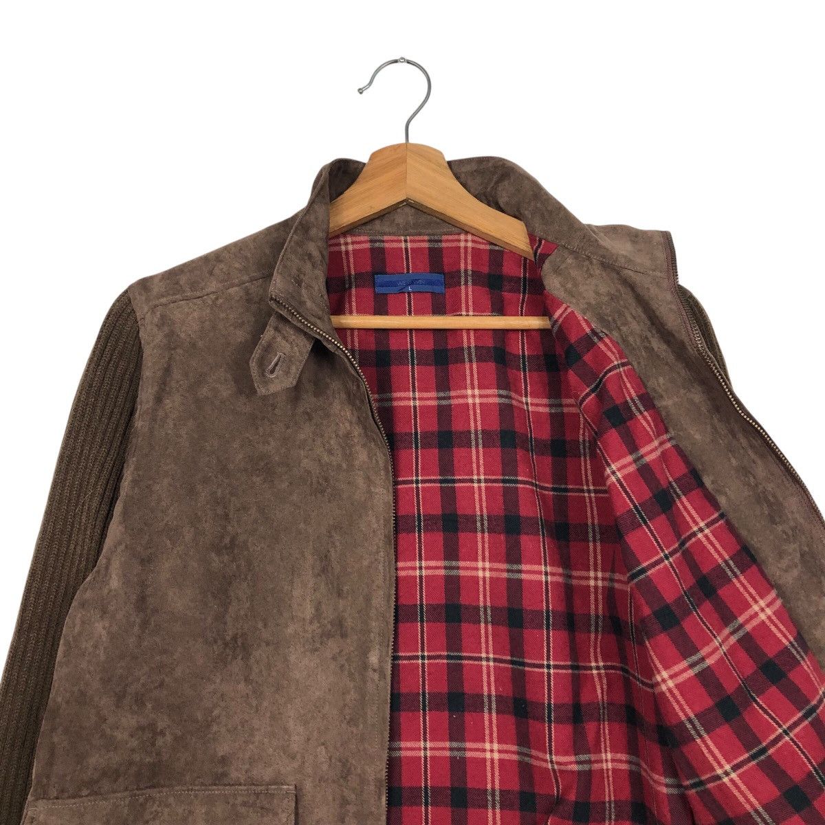 Japanese Brand 📌Vintage Cropped Biker Suede Leather Jacket Blanket Westwin Size US L / EU 52-54 / 3 - 13 Thumbnail