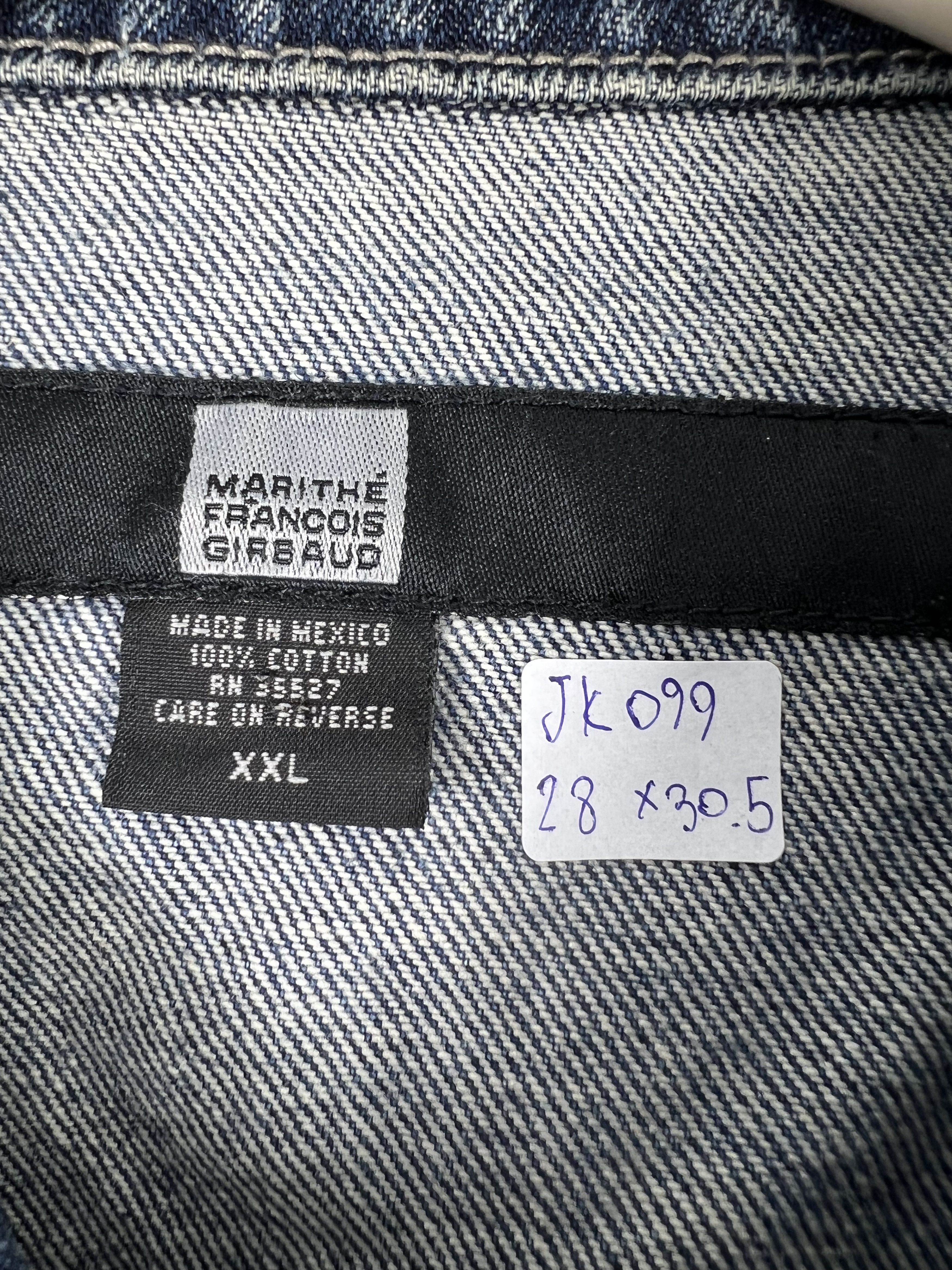 Marithe + Francois Girbaud Vintage Marithe Francois Girbaud Denim Jacket (XXL) JK099 Size US XXL / EU 58 / 5 - 3 Thumbnail