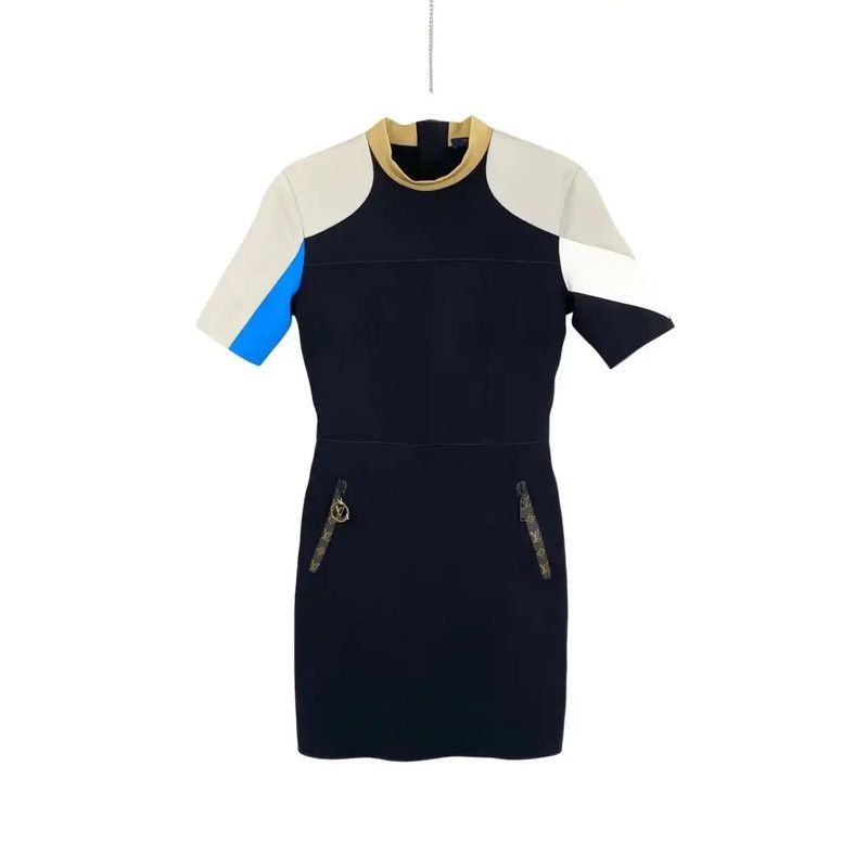 Louis Vuitton Louis Vuitton Multi-Color Nylon Dress 0089 Size ONE SIZE - 1 Thumbnail