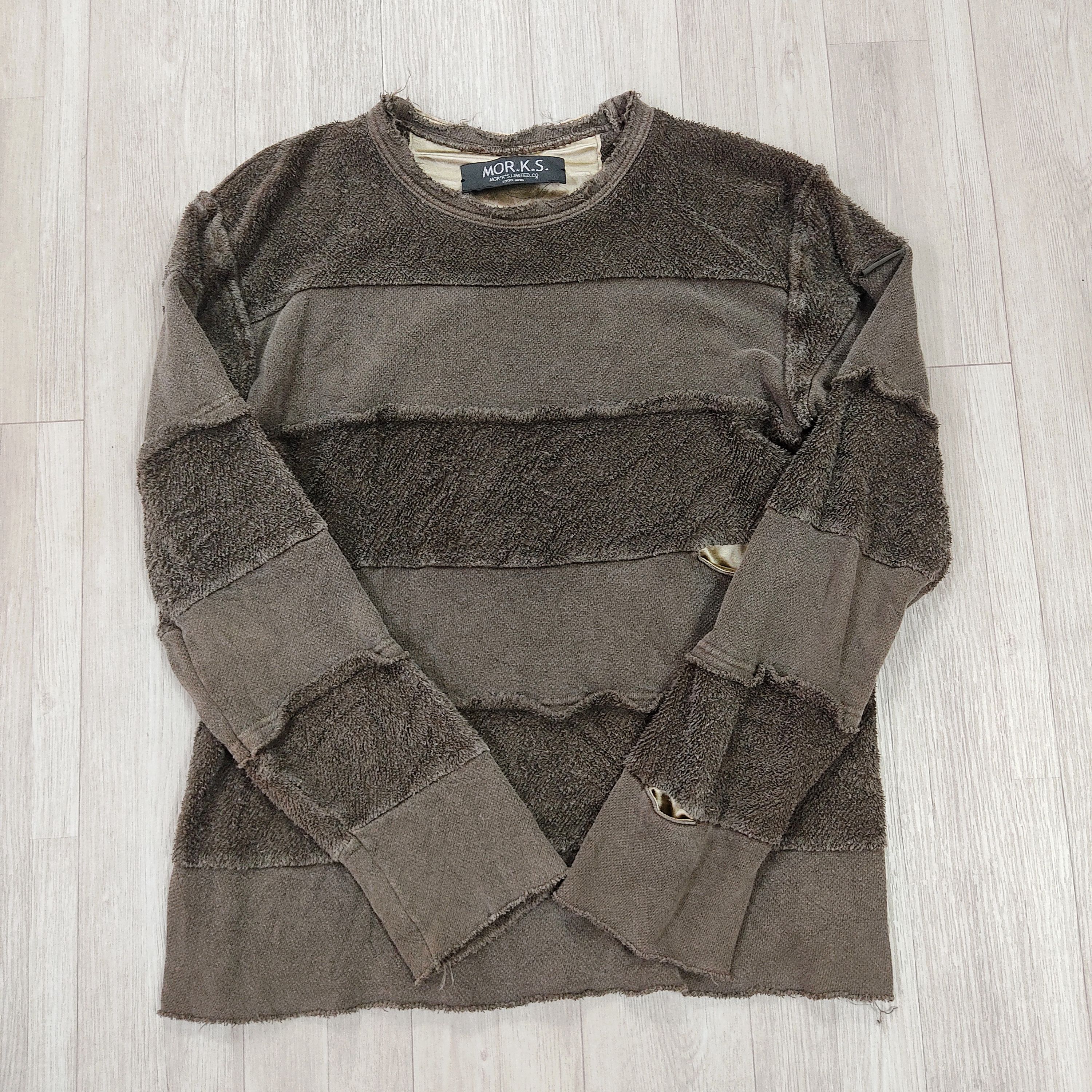 FranCisT MOR.K.S FranCist MOR.K.S. Terry Cloth Patchwork Sweatshirt Size US M / EU 48-50 / 2 - 4 Thumbnail